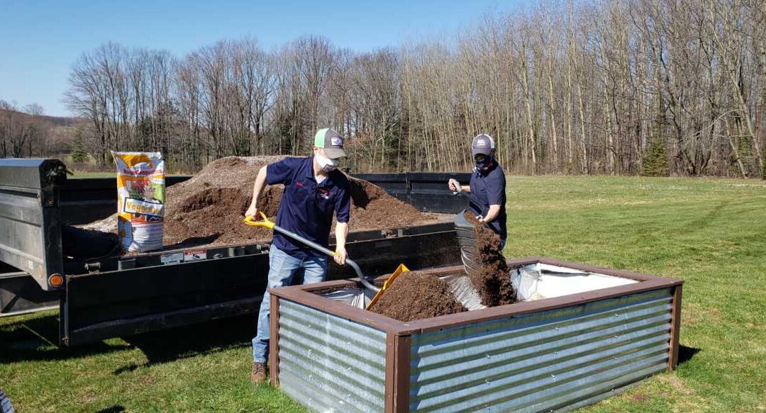 What’s Growing with Tom 2020: Assembling the Raised Beds